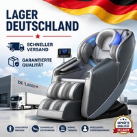 Fauteuil de massage corporel complet en cuir PU écologique, finition tons pastel, sensation flottante, gravité zéro, massage des tissus profonds, disponible en entrepôt UE