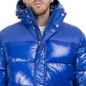 Blousons d'hiver longs et personnalisés Ryan Pro Gear pour hommes, avec empiècements, à capuche, respirants, imperméables, écologiques et coupe-vent - Product Image 5