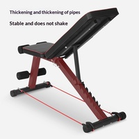 Banc multifonctionnel pliable et réglable en métal XN-X2, équipement d'exercice à domicile, capacité 200 kg, pour développés couchés, sit-ups et flys, noir