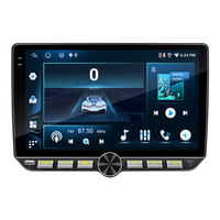 Radio de coche universal de 2 DIN con Carplay inalámbrico, Android Auto, pantalla táctil de 10 pulgadas, botones Android, estéreo para coche con navegación.