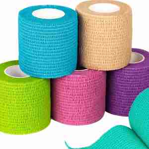 Sports Bandage Non-Woven Fabric Self-Adhesive Medical <b>Knee</b> Support Pad Finger Ankle Palm Breathable Feature for Sports <b>Exercise</b> - Product Image 2