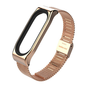 para <span class=keywords><strong>Xiaomi</strong></span> Mi banda 3 Mi band4 de la correa de muñeca banda inteligente Miband gota de 3 pulsera de acero inoxidable de Metal - Product Image 3
