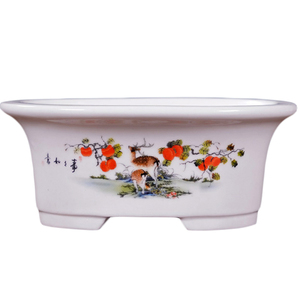 Yixing Vintage Chinois Glacé Bonsaï <span class=keywords><strong>Pot</strong></span> Moderne Dragon Suspendu <span class=keywords><strong>Pot</strong></span> pour La Maison Bureau Hôtels Resorts Pots De Fleurs Jardinières - Product Image 1