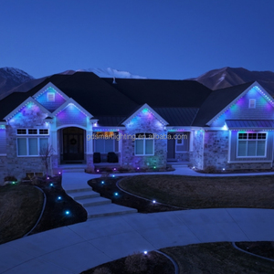 Luces navideñas permanentes para exteriores DC12V impermeables IP67 para casa, luces de punto LED <span class=keywords><strong>RGB</strong></span> RGBW. - Product Image 1