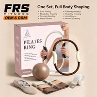 Kit d'entraînement FRS Yoga Pilates : Anneau de Pilates, Bandes de Résistance, Ballon de Yoga – Équipement de Fitness à Domicile pour Entraînement du Core et Remodelage Corporel