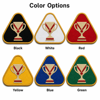 Écussons légers brodés avec logo personnalisé, motif Montagne Forêt Soleil, bordure surélevée haute densité, badge thermocollant pour chapeau de montagne