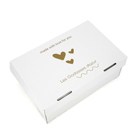 Caja de Regalo para Zapatos de Cartón Rígido Blanco Ecológico de Alta Calidad Personalizada, Impresión Personalizada en Cartón