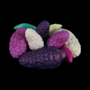 Maulbeerförmiger Analplug für Erwachsene aus Flüssigsilikon Wasserdicht für Äußere Anwendung Tragbares Erwachsenen-Sexspielzeug mit BDSM-Funktion - Product Image 2