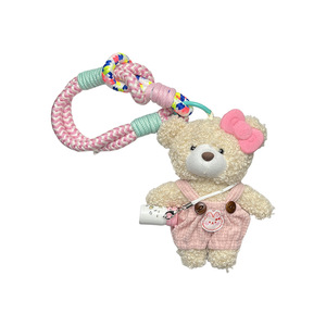 Porte-bouteille d'eau de 12 cm avec tissu bouclé, porte-clés en <span class=keywords><strong>peluche</strong></span> en forme d'ours, accessoire de sac, adorable ornement en <span class=keywords><strong>peluche</strong></span> - Product Image 6