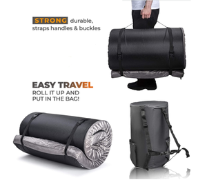 <span class=keywords><strong>Matelas</strong></span> de <span class=keywords><strong>camping</strong></span> pliable en <span class=keywords><strong>mousse</strong></span> à mémoire de forme, portable, pour voiture, extérieur, voyage, avec sac de transport - Product Image 2