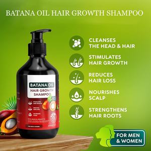 Shampooing pour la croissance des cheveux à l'huile de Batana 100% biologique, personnalisé par OEM, pour hommes et femmes, infusé à l'huile d'arbre à thé - Product Image 3