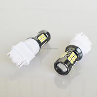 Éclairage automobile 3156 27SMD 12V 27LED 3030 Super Blanc/Jaune/Rouge Ampoule LED de signalisation et de freinage pour l'intérieur de la voiture pour la rénovation/amélioration