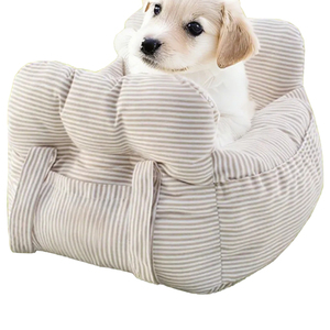<span class=keywords><strong>Rehausseur</strong></span> de siège auto portable pour animaux de compagnie avec sangle de sécurité pour petits chiens et chats - Product Image 1