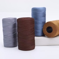Dimuni 250g Crochet plat 2,5 mm, Fil de soie glacée 4,0 mm, Fil à tricoter écologique absorbant l'humidité, Grand cône, Couture de printemps