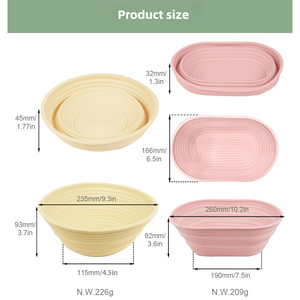 High-Temperature Resistant Silicone Fermentation Basket for Large Capacity <b>Bread</b> Foldable Oven Baking Dough Baking Pastry Tool - Product Image 6