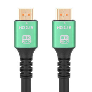 2.1 câble HDMI HD 8K 60hz 4K 120Hz PVC plaqué or isolé 1M 2M 3M fil vidéo 3D HDMI Kabel pour <span class=keywords><strong>HMDI</strong></span> - Product Image 2