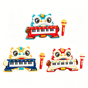 Chinese Lion Children Electronic <b>Musical</b> <b>Instrument</b> Keyboard Toy 32 Keys With Microphone - Product Image 6