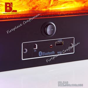 Chimenea Decorativa Moderna, Decoración con Llama de <span class=keywords><strong>Fuego</strong></span>, Biomasa, Leña, Inserto para Estufas, Chimenea Eléctrica Interior con LED, Calentador - Product Image 3