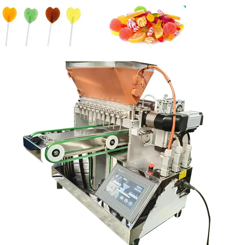 Alta Produtividade Small Candy Depositor Hard Candy Jelly Fruit Candy Making Machine Depositor Machine