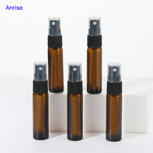 Botella vacía de vidrio marrón para Perfume, atomizador de Aroma, aceite esencial cosmético, de vidrio ámbar espray, 10ml - Product Image 2