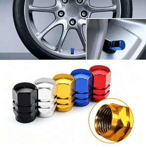 Nouveaux capuchons de <span class=keywords><strong>valve</strong></span> hexagonaux en alliage d'aluminium pour Audi A1, remplacement pour camion avec logo de marque automobile - Product Image 2