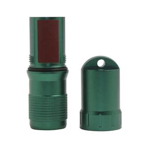 Cnc Machinaal Bewerkte Aluminium Geanodiseerde Waterdichte Overlevingscapsules Edc Pil Match Case <span class=keywords><strong>Container</strong></span> Voor Noodtoevoerkits - Product Image 3