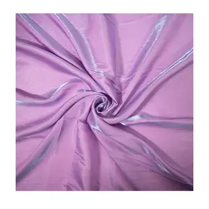 Factory direct sale new design high quality tessuto sfumato satinato glitter satin gradient fabric for dress