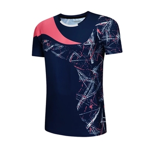 Goedkope Vlakte Badminton T-shirt Nieuwe Ontwerp Tennis Shorts Shirts Groothandel Sport Polo Jersey - Product Image 4