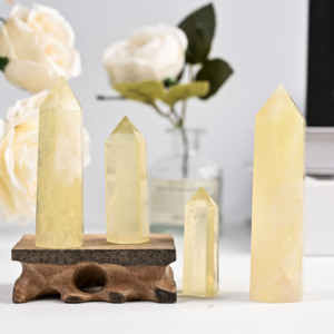 Tour en cristal naturel en gros : Obélisque de citrine, pointe de quartz brut pour l'artisanat et la décoration intérieure - Product Image 2