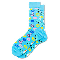 Chaussettes fantaisie en coton colorées et amusantes pour hommes et femmes, motif baleine, confortables et tendance