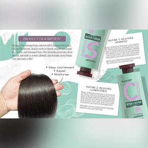 Ensemble shampooing et revitalisant Luxliss Color Protect, hydratation naturelle à base de plantes, huile d'<span class=keywords><strong>argan</strong></span> et de rose, protection de la couleur, shampooing à base de plantes - Product Image 6