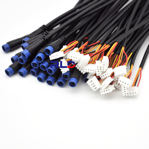 M8 kết nối không thấm nước <span class=keywords><strong>3</strong></span> <span class=keywords><strong>pin</strong></span> <span class=keywords><strong>3</strong></span> lõi IP65 Nam Nữ cắm không thấm nước dẫn kết nối - Product Image 4