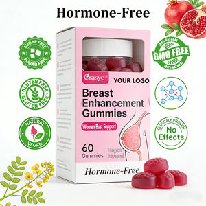 Gummies d'augmentation mammaire OEM/ODM, complément naturel pour raffermir la poitrine des femmes, 5X augmentation mammaire, améliorant le BBL - 60 comprimés, végétalien - Product Image 6