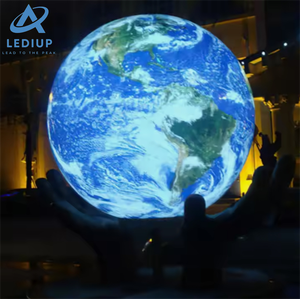Lediup Sáng Tạo Bóng Sphere <span class=keywords><strong>LED</strong></span> Màn Hình Hiển Thị Tùy Chỉnh Đường Kính <span class=keywords><strong>LED</strong></span> Video <span class=keywords><strong>Globe</strong></span> Màn Hình Hiển Thị Cho Công Nghệ Bảo Tàng - Product Image 3