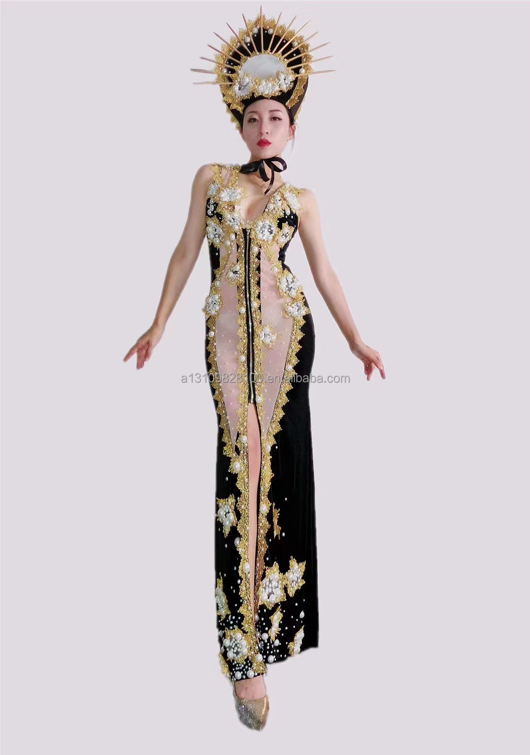 gold sun goddess dress Sun Goddess Adult Costume