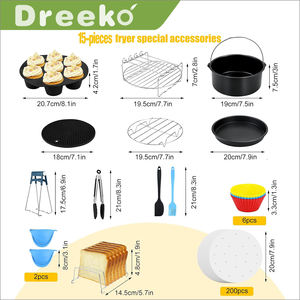 <span class=keywords><strong>Accesorios</strong></span> para <span class=keywords><strong>freidora</strong></span> <span class=keywords><strong>de</strong></span> <span class=keywords><strong>aire</strong></span>, 20 piezas <span class=keywords><strong>Freidora</strong></span> <span class=keywords><strong>de</strong></span> <span class=keywords><strong>aire</strong></span> <span class=keywords><strong>Accesorios</strong></span> para 3.0QT-5.8QT <span class=keywords><strong>COSORI</strong></span> GowisePhillips Ninja Cozyna Freidoras <span class=keywords><strong>de</strong></span> <span class=keywords><strong>aire</strong></span> - Product Image 5