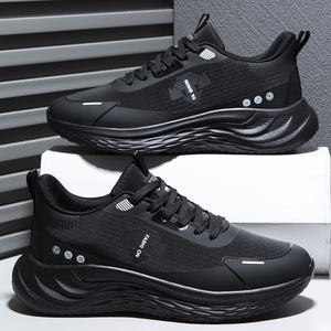 Chaussures de sport pour hommes, personnalisées, de haute qualité, taille <span class=keywords><strong>47</strong></span>, baskets de <span class=keywords><strong>gym</strong></span>, chaussures de course, zapatillas hombre, respirantes, décontractées, légères, en EVA - Product Image 1