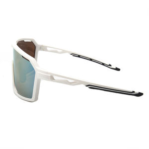 Vente en gros Lunettes de soleil de cyclisme surdimensionnées unisexes pour le <span class=keywords><strong>sport</strong></span> Nouvelles arrivées Lunettes de vélo pour l'extérieur Lunettes de cyclisme jaunes - Product Image 2