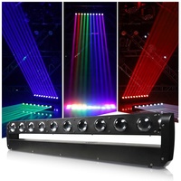 Luz de Escenario Móvil de Alta Calidad con 10 Ojos RGBW de 40W, Luces de DJ a Todo Color para Fiestas, Discotecas, Conciertos, Luz LED para Escenario