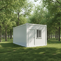 Maison conteneur économique moderne, résistante aux ouragans, à panneaux sandwich, en kit, installation rapide, portable, pour salon, entrepôt ou bureau