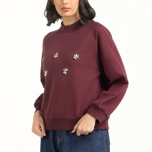 เสื้อสเวตเชิ้ตผู้หญิงสำหรับฤดูหนาวแบบสบายๆ ระบายอากาศได้ดี จากโรงงานโดยตรง เสื้อผ้าผู้หญิงระบายอากาศได้ดี จากโรงงานโดยตรง - Product Image 4