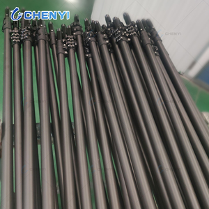 Poteau télescopique/tube/tiges en fibre de carbone CFRP <span class=keywords><strong>45</strong></span> pieds tige en carbone toray - Product Image 5