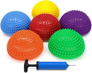 PVC Half Ball für Fuß <span class=keywords><strong>massage</strong></span> Yoga <span class=keywords><strong>Equilibrium</strong></span> <span class=keywords><strong>Massage</strong></span> Half Ball mit Spikes - Product Image 1
