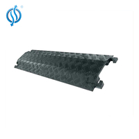 Couvercle de cordon en caoutchouc Durable, protection de câbles au sol, organisateur de fil de fixation pour l'école, le magasin, le entrepôt et le bureau, 1000x215x38mm