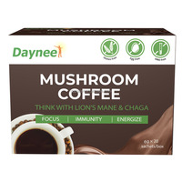 Café champignon Café latté instantané biologique Café en poudre Mélange de champignons de marque privée