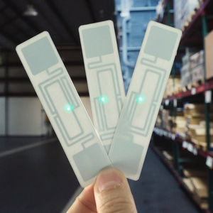 Etiqueta adhesiva LED <span class=keywords><strong>UHF</strong></span> RFID con gestión de Biblioteca de Documentos ligeros Frecuencia de 860-960MHz - Product Image 1