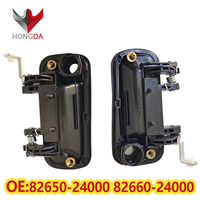 Poignée de porte extérieure avant arrière pour Hyundai Excel 1990-2004 Noir 82650-24000 82660-24000