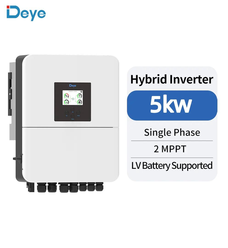 Deye SUN-5K-SG04LP1-EU-SM2 5KW Hybrid Inverter Low Voltage Single Phase ...