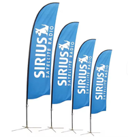 Drapeau de plage en forme de larme en plumes, personnalisé, durable, à vente chaude en usine, pour la publicité extérieure