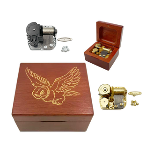 Boîte à musique <span class=keywords><strong>Harry</strong></span> <span class=keywords><strong>Potter</strong></span> en bois massif, à remonter, avec mouvement Sankyo, cadeaux de Noël, d'anniversaire et souvenirs - Product Image 1